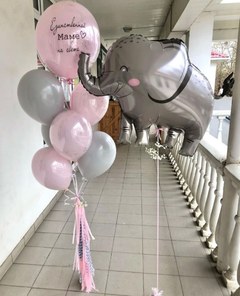 Композиция из шаров "Единственной маме на свете"