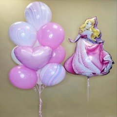 Композиция из шаров "Розовая нежность"