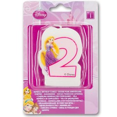 Свеча-цифра "2" Принцессы