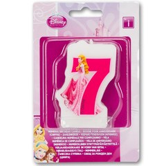 Свеча-цифра "7" Принцессы