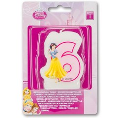 Свеча-цифра "6" Принцессы