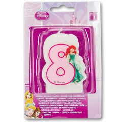 Свеча-цифра "8" Принцессы