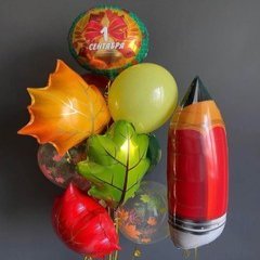 Композиция из шаров "Буквы разные писать"
