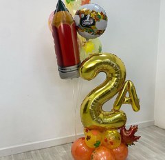 Стойка из шаров "Второклашка"