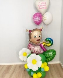 Стойка из шаров