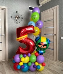 Стойка из шаров