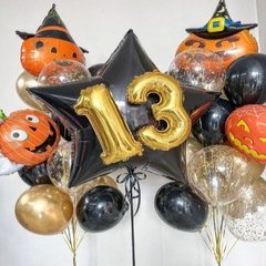 Композиция из шаров "Пятница 13-е"