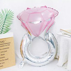 Фигура "Кольцо с бриллиантом", нежно-розовый
