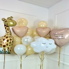 Композиция из шаров "Привет Малыш" (Hello baby)