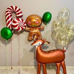 Композиция из шаров "Комбо на Новый год"