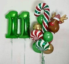 Композиция из шаров "Новогодний сет на 11 лет"