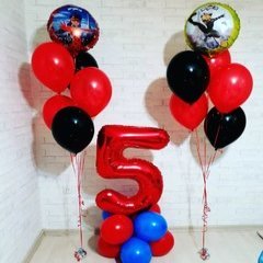 Композиция из шаров "Любимые герои на 5 лет"