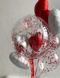 Композиция из шаров "Это любовь"