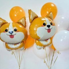 Фонтаны из шаров "Королевский Корги"