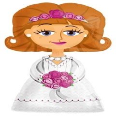 Ходячая фигура "Невеста" 122 см.