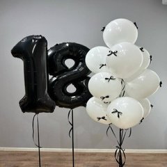 Композиция из шаров "18 лет мне"