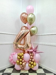 Стойка из шаров 