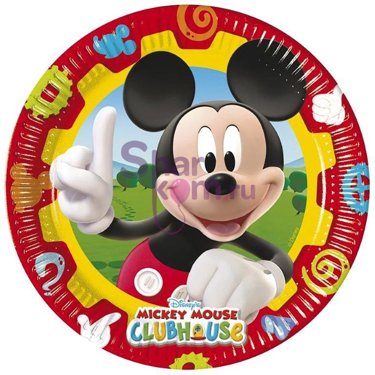 Тарелки бум "Mickey Mouse Clubhouse" 10шт