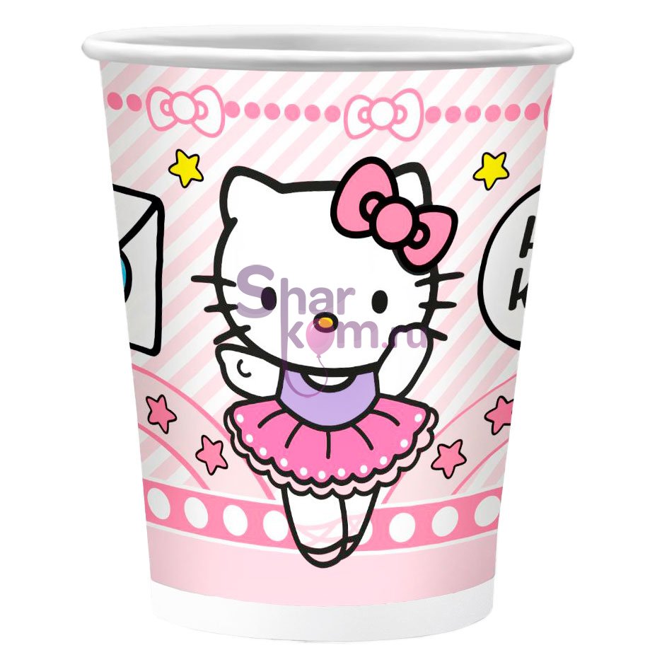 Набор стаканов "Hello Kitty" 6шт