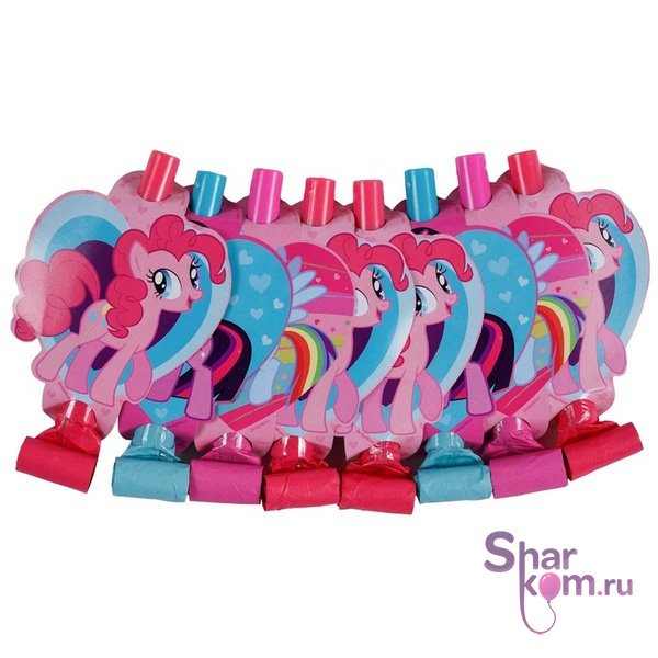 Язык-гудок "Мой Маленький Пони (My Little Pony)" 8шт