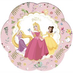 Тарелки бумажные "Принцессы Дисней (Disney)" 4шт