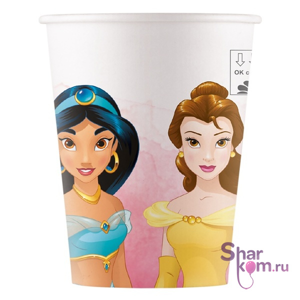 Стаканы "Принцессы Дисней (Disney)" 8шт