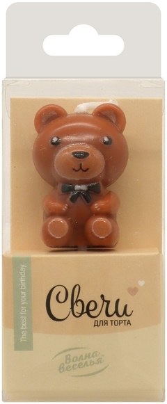 Свечи Фигура 3D "Мишка"