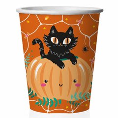 Стаканы  "Кошка на тыкве" 6шт