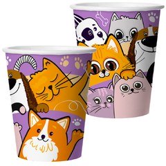 Стаканы  "Кошечки Собачки", 6шт
