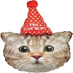 Фигура "Котенок в колпачке - Ты Супер"
