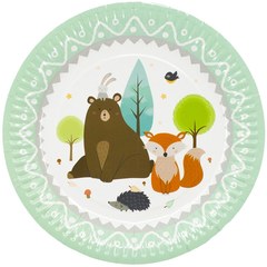 Тарелка  "Лесные Друзья"  6шт