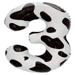 Шар  "Цифра, 3" далматинец