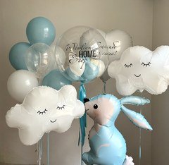 Композиция из шаров "Твой новый дом"