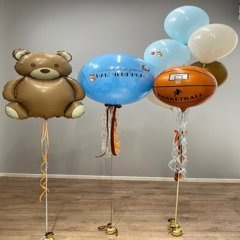Композиция из шаров "Юному победителю"