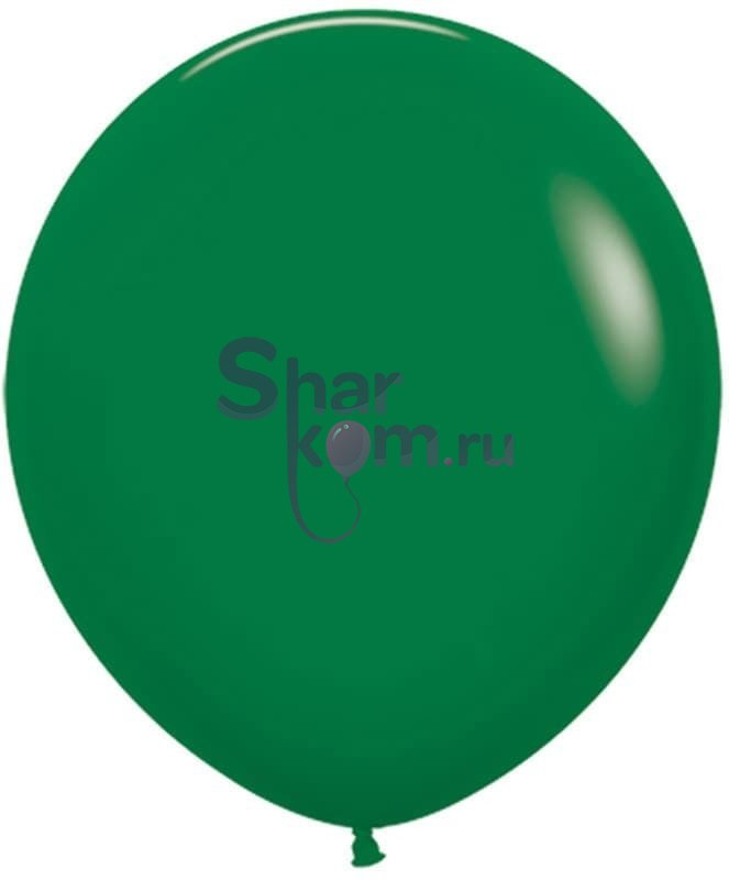Большой темно зеленый шар - 76 см.