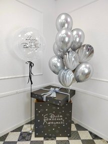 Коробка с шарами Сюрприз 