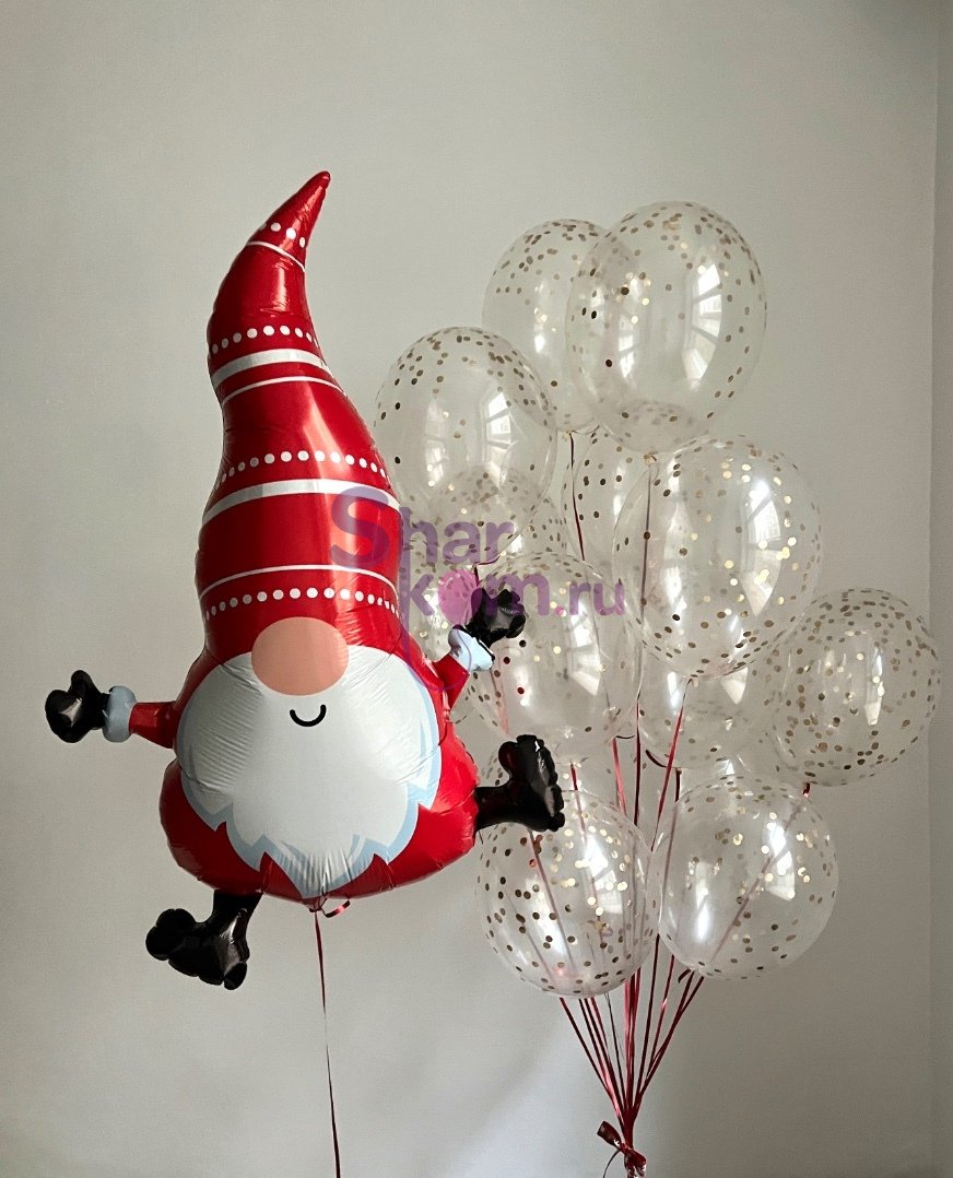 Композиция из шаров "Веселый гном"