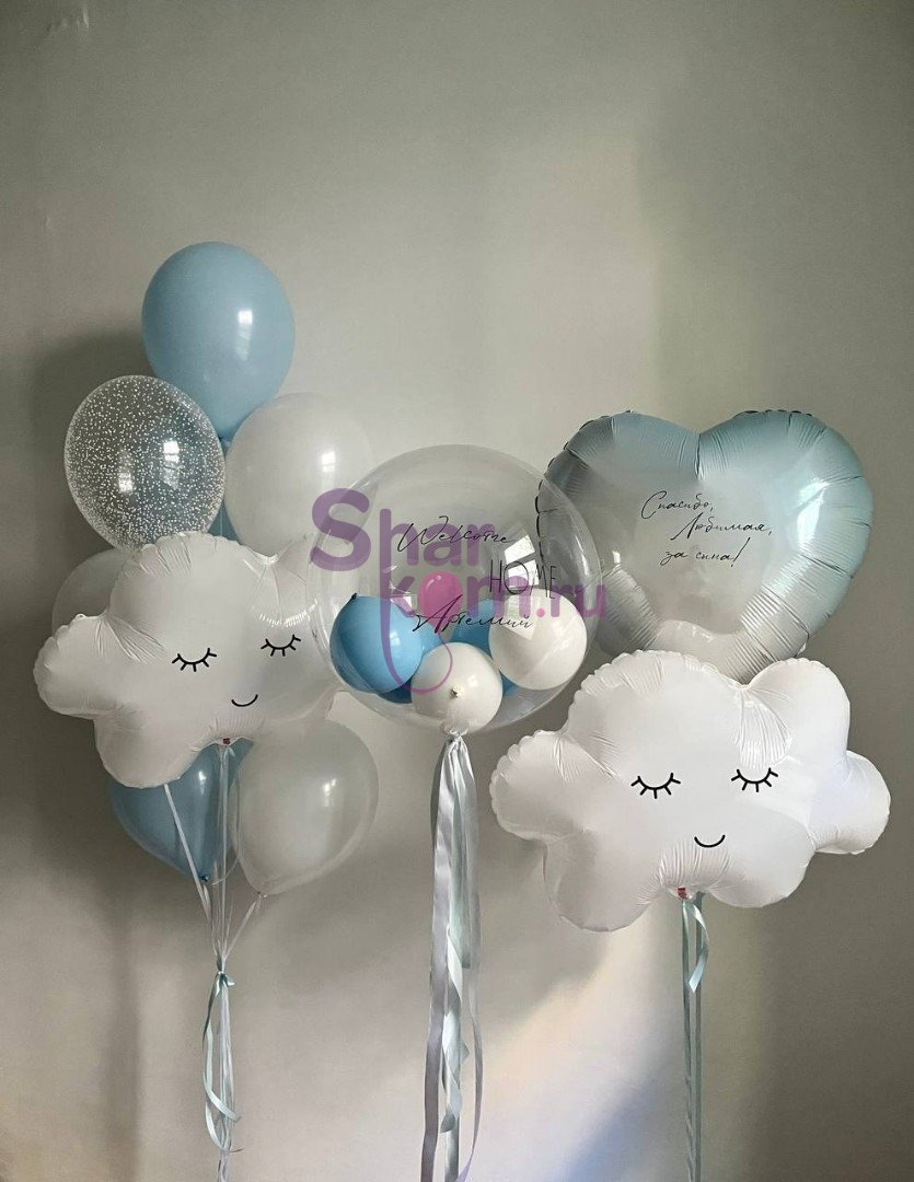 Композиция из шаров "Welcome Home"