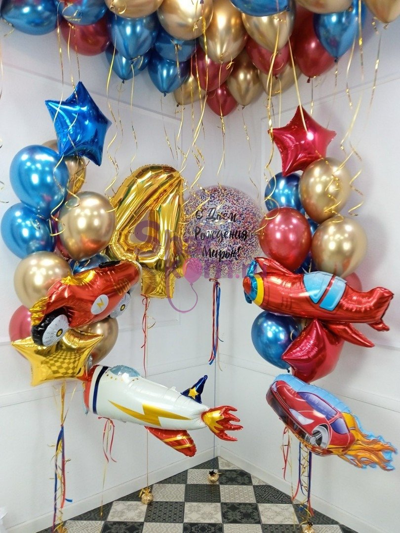 Композиция из шаров "Космическое настроение"