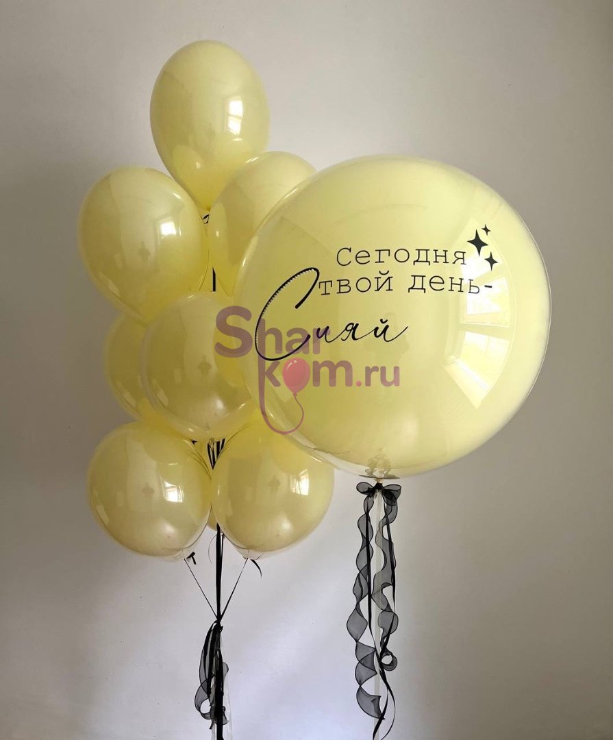 Композиция из шаров "Кристальное сияние"