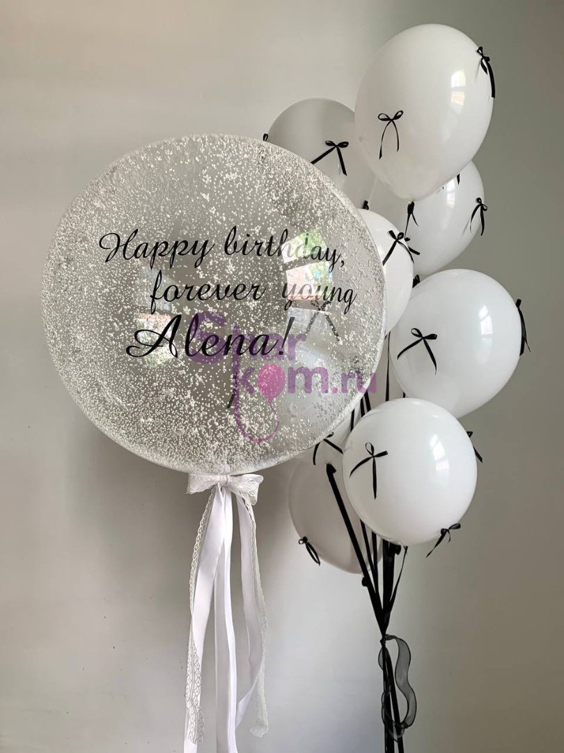 Композиция из шаров "Милые бантики"