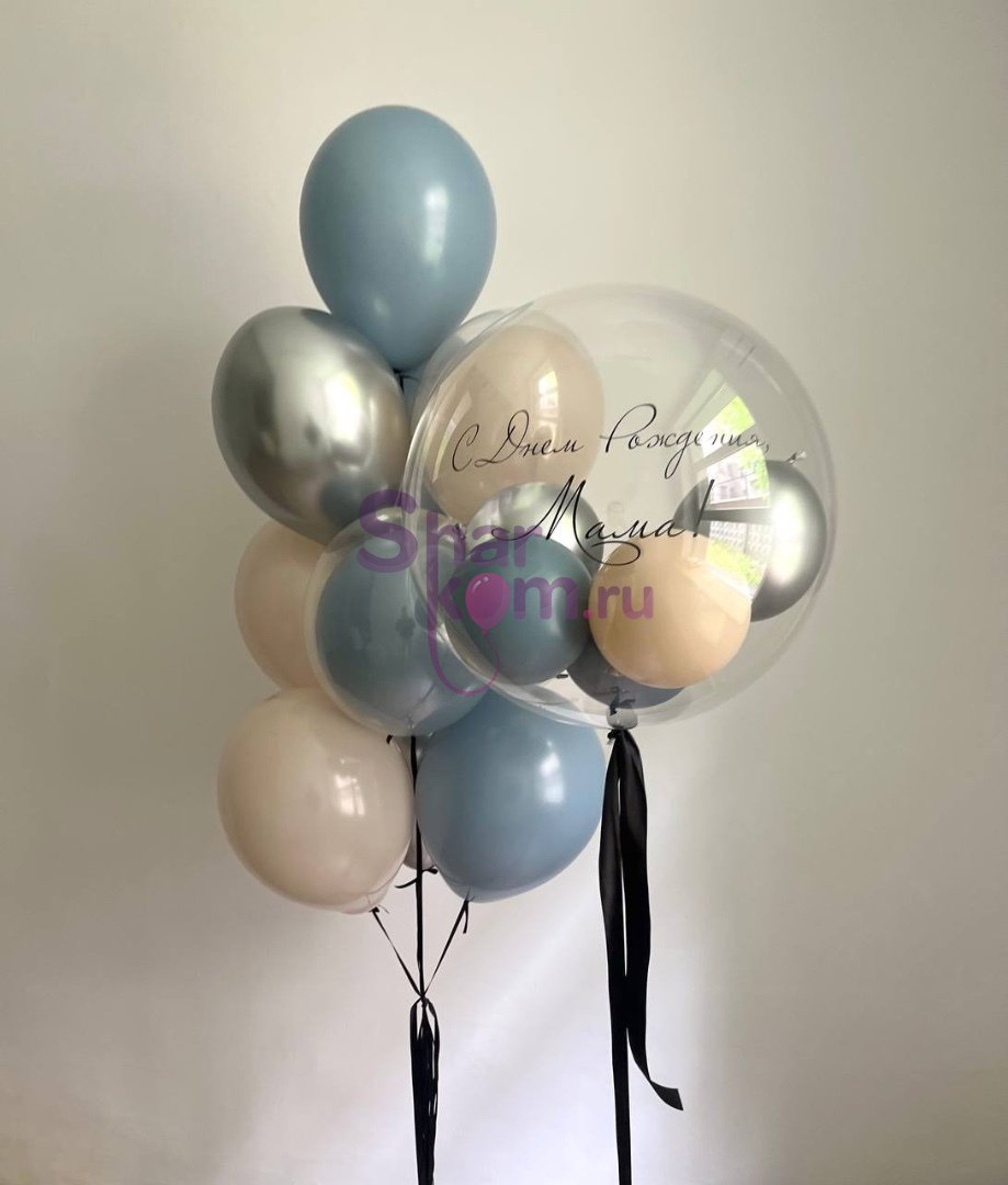 Композиция из шаров "Для мамули"