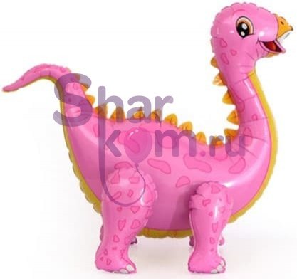 Ходячая фигура "Динозавр Стегозавр" розовый 99 см