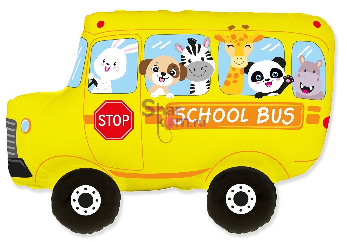 Шар Фигура "Школьный автобус"