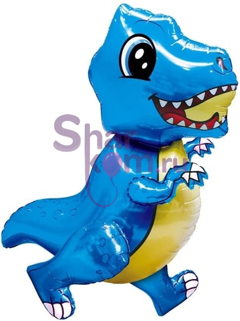 Ходячая фигура "Маленький динозавр" синий 76 см