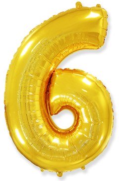 "Цифра 6" золотая