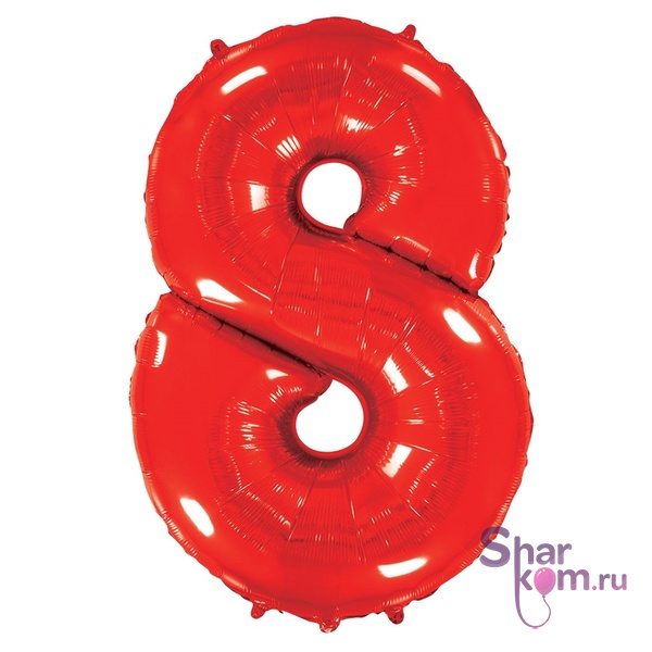 "Цифра 8" красная