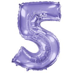 "Цифра 5" сиреневая