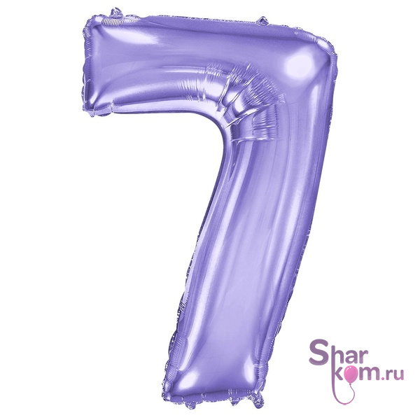 "Цифра 7" сиреневая