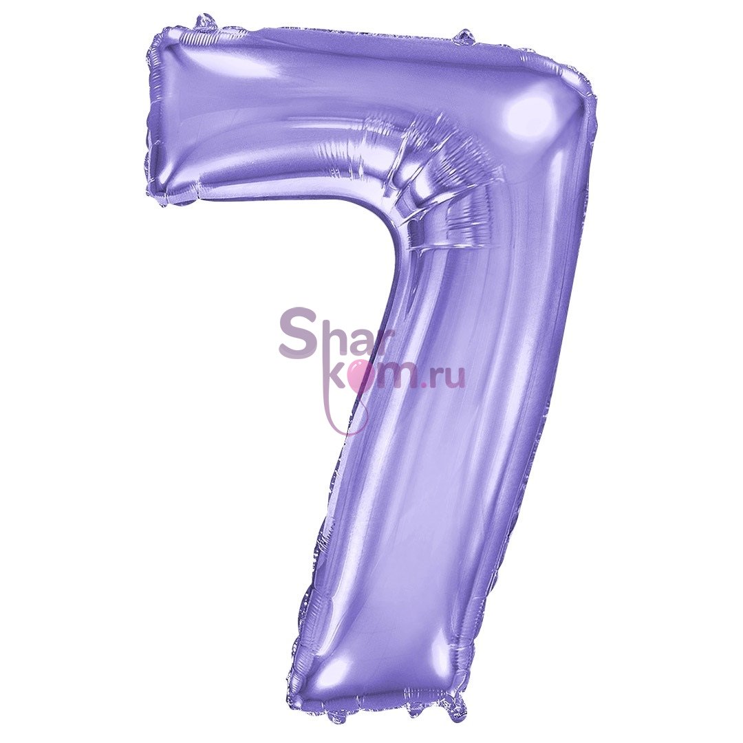 "Цифра 7" сиреневая